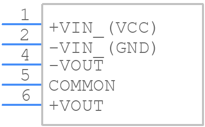 TMH 1212D - Traco Power - PCB symbol