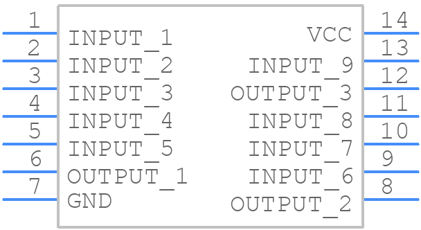 MC74AC10DR2G - onsemi - PCB symbol