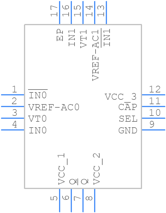SY89841UMG - Microchip - PCB symbol