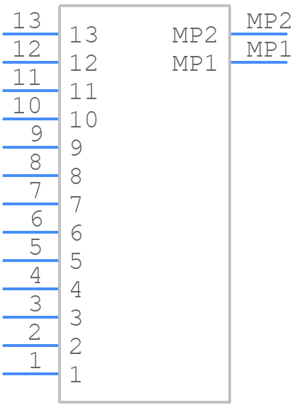 53398-1371 - Molex - PCB symbol