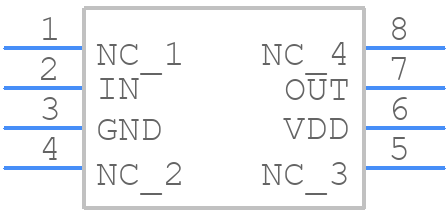 UCC27531D - Texas Instruments - PCB symbol