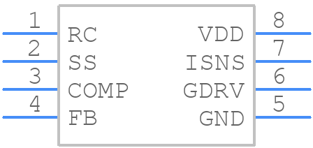 TPS40200DR - Texas Instruments - PCB symbol