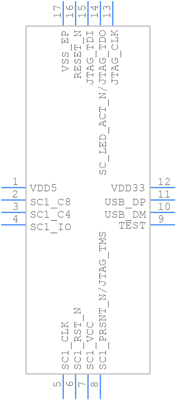 SEC1110-A5-02 - Microchip - PCB symbol