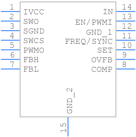 TLD5098EL - Infineon - PCB symbol