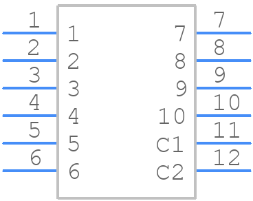 56DP36-01-1-AJN - Grayhill - PCB symbol