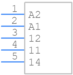 34.51.7.012.0010 - FINDER - PCB symbol