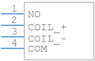 HE3621A1210 - HAMLIN - PCB symbol