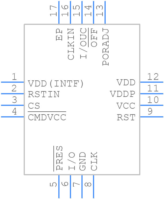 ST8034CQR - STMicroelectronics - PCB symbol