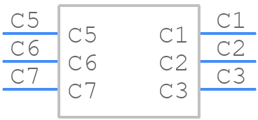 CCM03-3001LFT R102 - C & K COMPONENTS - PCB symbol