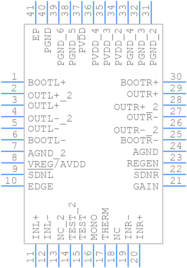 SSM3302ACPZ - Analog Devices - PCB symbol
