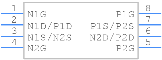 ZXMHC10A07N8TC - Diodes Incorporated - PCB symbol