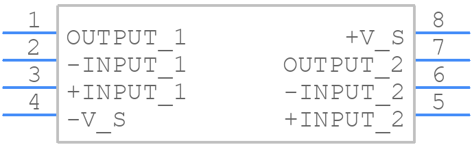 OPA2830IDR - Texas Instruments - PCB symbol