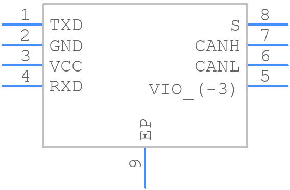 NCV7357MW3R2G - onsemi - PCB symbol