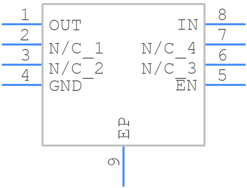 NCV8165ML330TBG - onsemi - PCB symbol