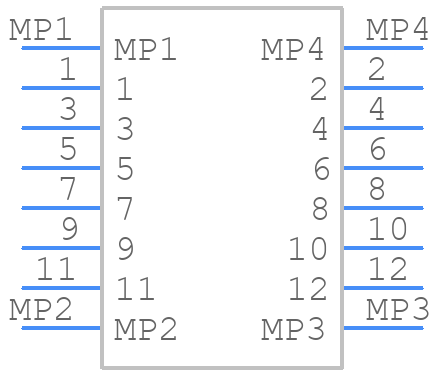 52559-1252 - Molex - PCB symbol
