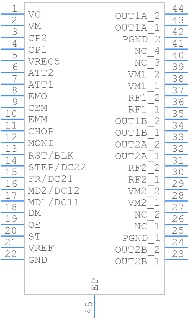 LV8731V-TLM-H - onsemi - PCB symbol