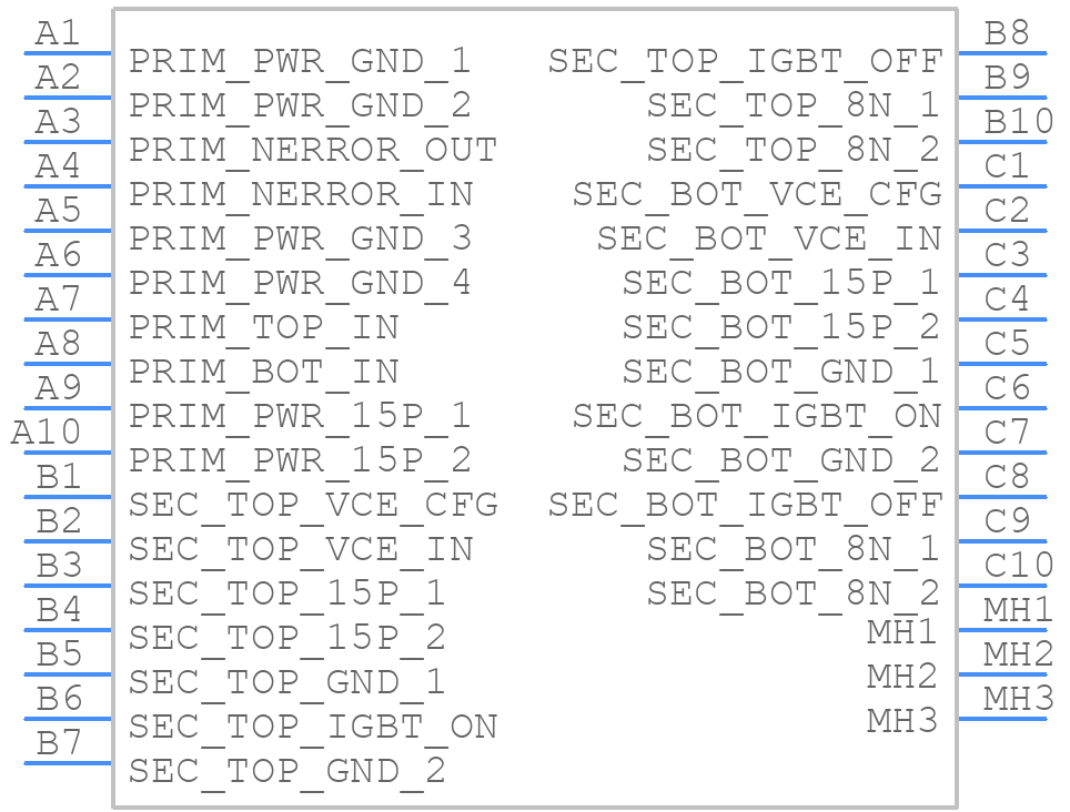 SKYPER 32 R - Semikron - PCB symbol
