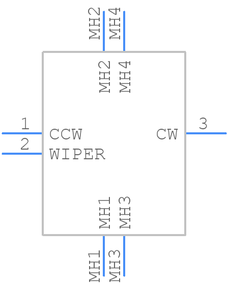 PTA6043-2015DPA103 - Bourns - PCB symbol
