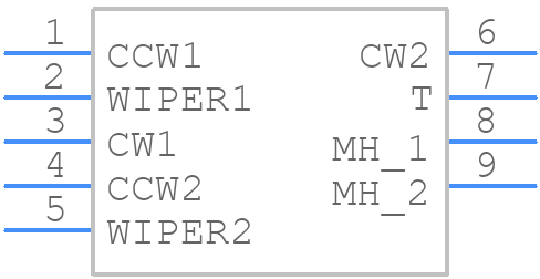 PSM01-081A-103B2 - Bourns - PCB symbol