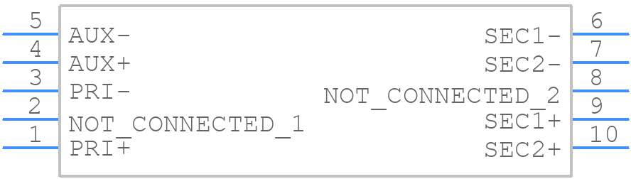 POE38PR-12ED - COILCRAFT - PCB symbol