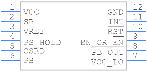 STM6600DA55DM6F - STMicroelectronics - PCB symbol