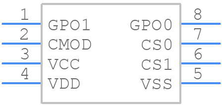 CY8CMBR3002-SX1I - Infineon - PCB symbol