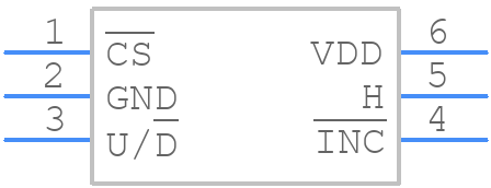 MAX5472EZT+T - Analog Devices - PCB symbol