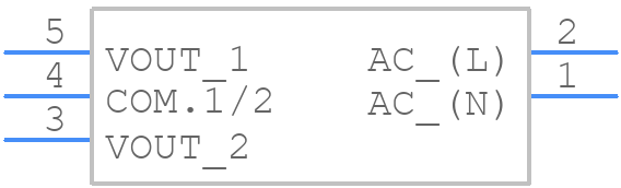 TMP 10212 - Traco Power - PCB symbol