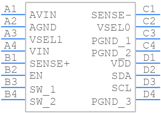 TPS62361BYZHR - Texas Instruments - PCB symbol