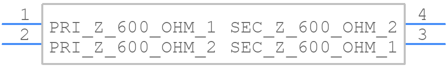 MET-46-T - Triad Magnetics - PCB symbol