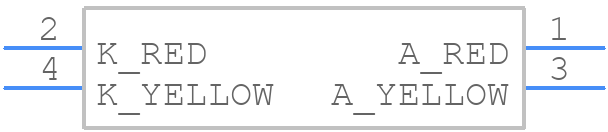 APBD3224LSURKSYKC - Kingbright - PCB symbol