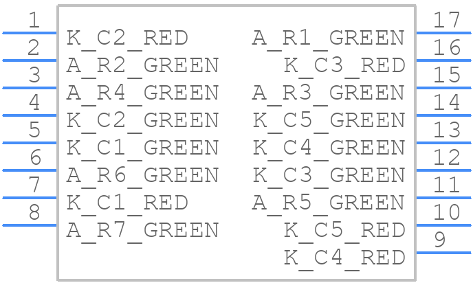 TBC12-12EGWA - Kingbright - PCB symbol