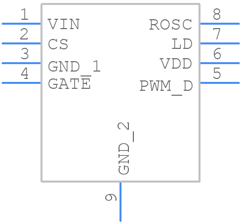 AL9910A-5SP-13 - Diodes Incorporated - PCB symbol