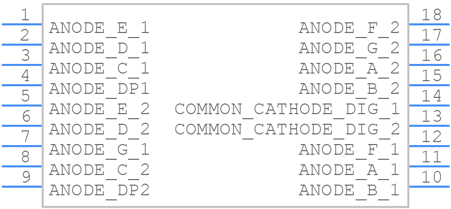 DC56-11EWA - Kingbright - PCB symbol