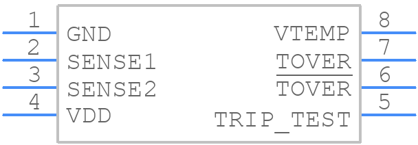 LM57TEPWQ1 - Texas Instruments - PCB symbol