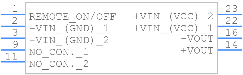 TEN 8-2412 - Traco Power - PCB symbol