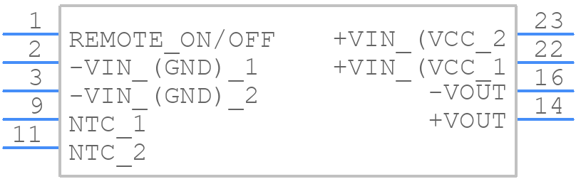 TEN 8-2421WI - Traco Power - PCB symbol