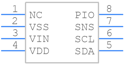 DS2782E+ - Analog Devices - PCB symbol