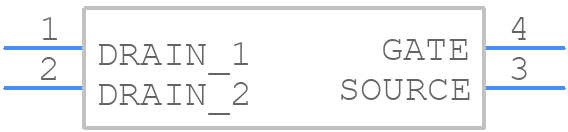 IRFD210PBF - Vishay - PCB symbol