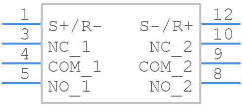G6SU-2-DC3 - OMRON Electronics - PCB symbol