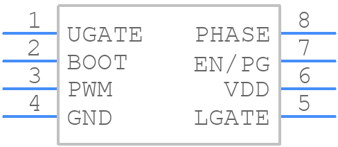 TPS28225TDRQ1 - Texas Instruments - PCB symbol
