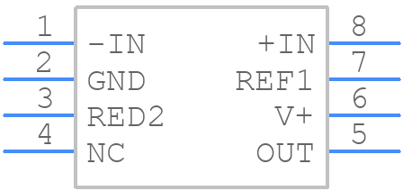 INA285AQDRQ1 - Texas Instruments - PCB symbol