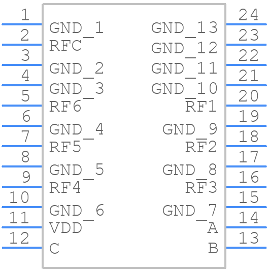HMC252QS24E - Analog Devices - PCB symbol