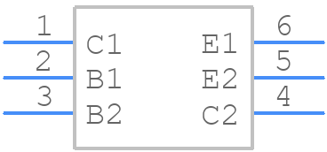 DMMT5401-7-F - Diodes Incorporated - PCB symbol