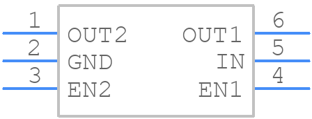 AP7312-1828W6-7 - Diodes Incorporated - PCB symbol