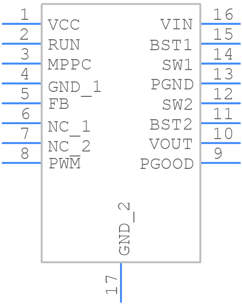 LTC3129IMSE-1#PBF - Analog Devices - PCB symbol