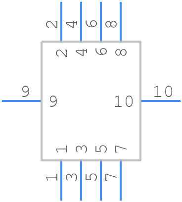 CAT25-103JALF - Bourns - PCB symbol