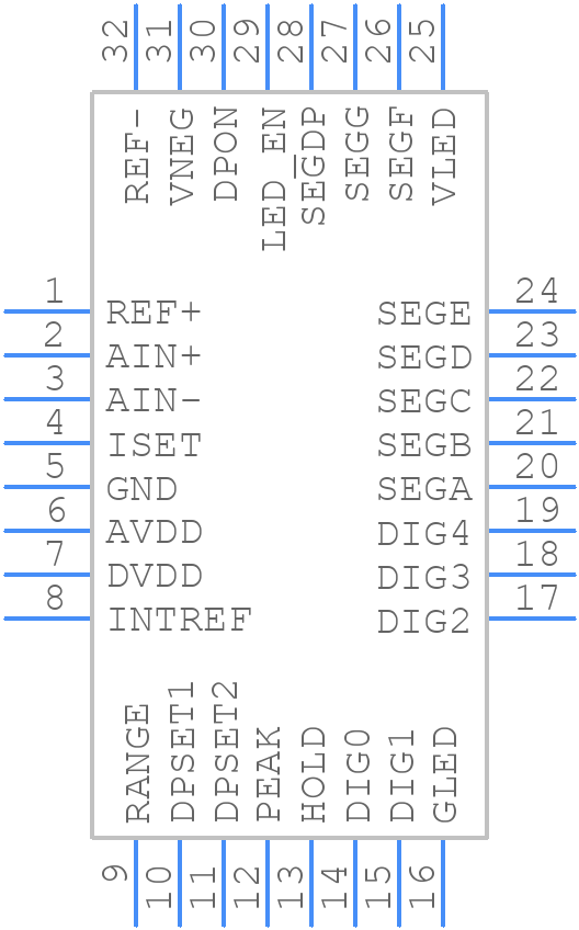 MAX1498ECJ+ - Analog Devices - PCB symbol