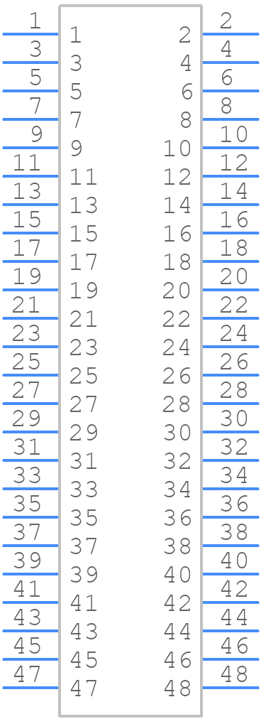 2-535542-4 - TE Connectivity - PCB symbol