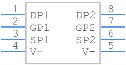 ALD1117SAL - Advanced Linear Devices Inc. - PCB symbol